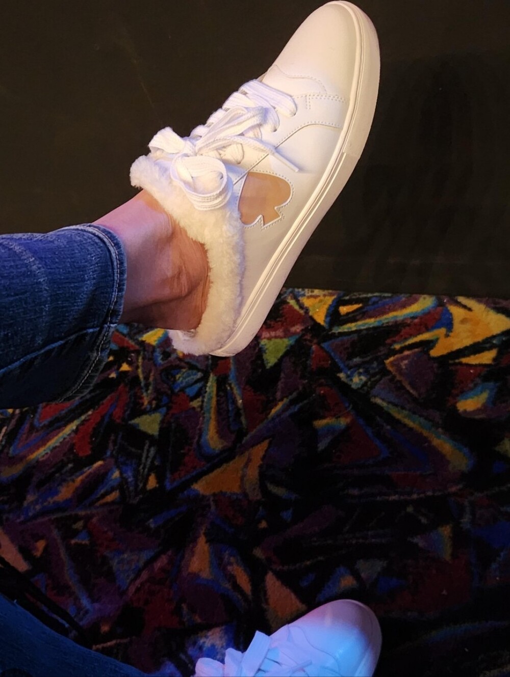 Kate Spade Fez Mule Winter Sneakers Size 8 NWOB - Picture 2 of 8